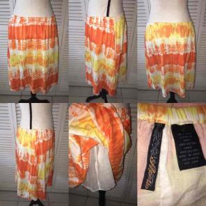 Apollo Boho Tie Dye Skirt SZ S