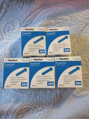 5 Boxes of Lancets for Diabetes Testing