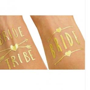 4 packs Bride and Crew Tattoos 12 in ea.