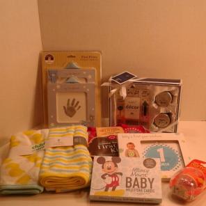 Baby boy shower gift bundle