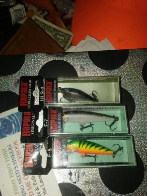 Three Rapala Lures