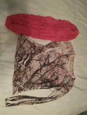 Scarf and shirt