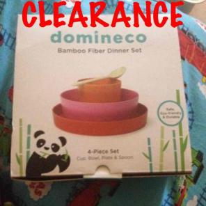 ❌CLEARANCE❌ bamboo toddler dinner set