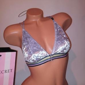 Victoria Secret Bralette Small Velvet Gr
