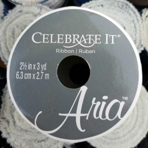 Two Rolls of Fabric Ribbon