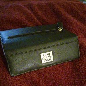 Ann klein black w/ gold interior