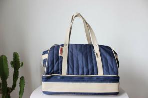 Vintage Bowling bag/travel bag