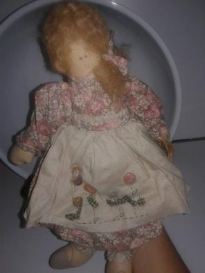 Handmade Doll with basket