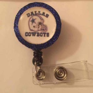 DALLAS COWBOYS BADGE ID CARD HOLDER
