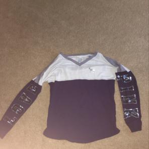 Blue, White, & Gray Longsleeve Shirt
