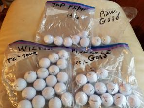 38 Very Lightly used Golf Balls