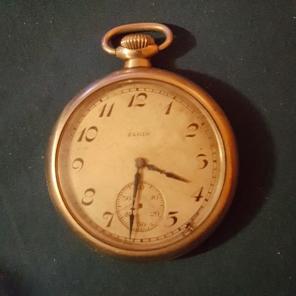 VINTAGE 16S ELGIN OPEN FACE POCKET WATCH