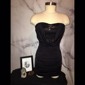 Strapless Little Black Dress