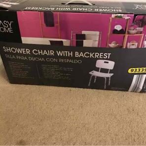 Easy Home shower chair with backrest