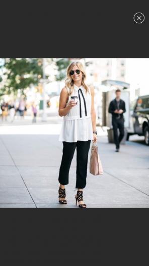 Sugar Lips White Peplum Tie Top Blouse