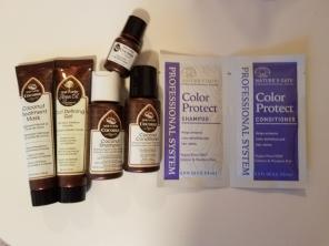 Coconut & argan oil hair minis