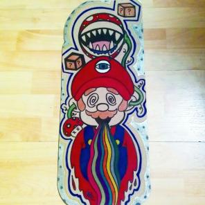 trippy Mario art
