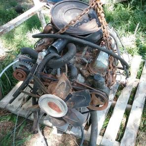 Dodge 360 motor with transmission