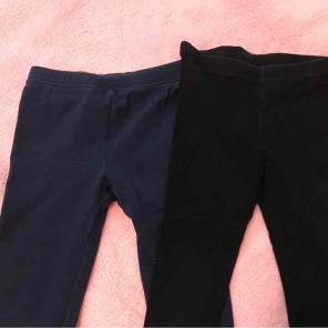 Black & blue leggings - 3T