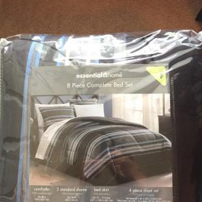 8 Piece Complete Bed Set Size Full