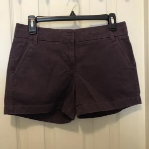Maroon JCrew Chino Shorts