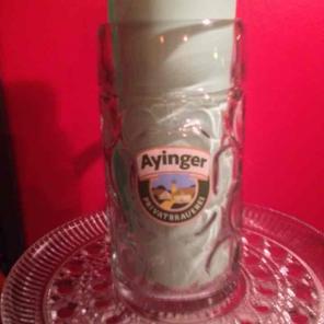 Ayinger Privatbrauerei Beer Stein German