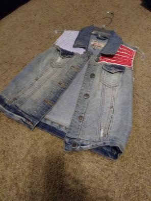 4th of July Denim Vest