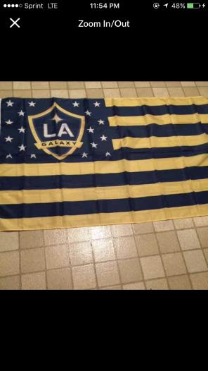 NEW Los Angeles Galaxy Flag 3ft By 5ft
