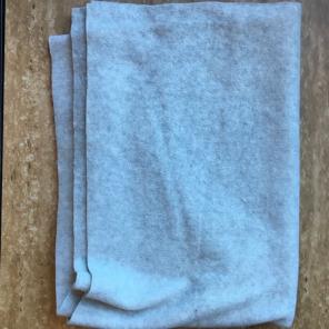 Grey Polar Fleece Anti Pill 59" X 20"