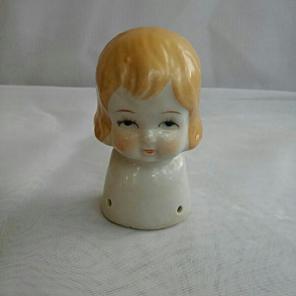 Porcelain China Doll Head Made in Japan