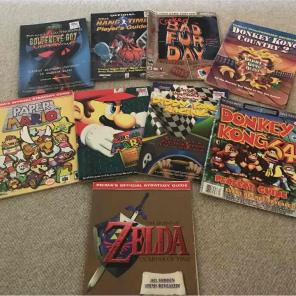 Old video game strategy help guides
