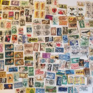 400 Plus Vintage U.S Stamps Free Ship!