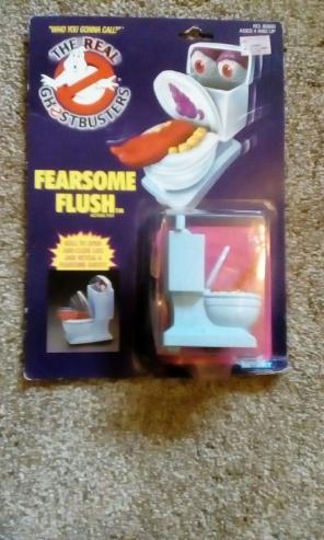 Ghostbusters fearsome flush action toy!