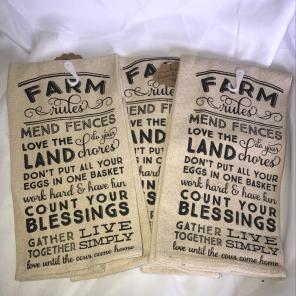 3 Kitchen Towels
