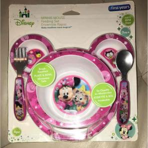 Minnie Mouse Feeding Set