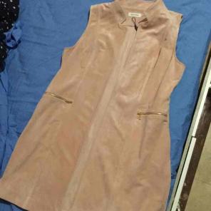 Suede vest