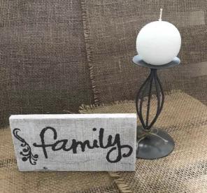 Rustic Family Wood Pallet Decor Sign
