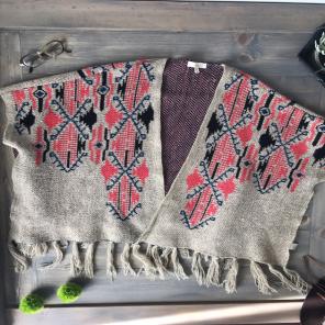 Open Front Shawl Sweater