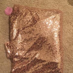 Wedding Rose Gold Cake Table Cloth