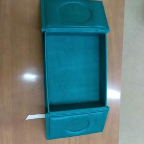 Vintage fabric handkerchief box