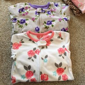 Footed Fleece Sleepers 3T
