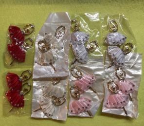 16 Pcs Flat Back Alloy Ballerina