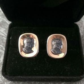 Vintage Anson Roman head cufflinks