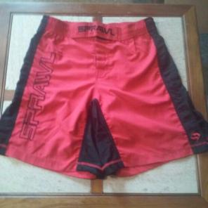 Red Sprawl MMA Fight Shorts Sport Light