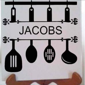Monogrammed Ceramic Tile
