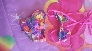 Floral toddler bikini