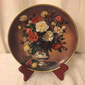 Rose Bouquet" Plate By Albert Williams