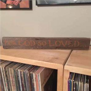 John 3:16 Reclaimed Wood Sign