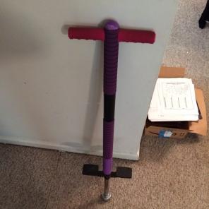 Purple And Silver Pogostick