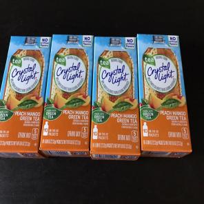 4 Boxes Crystal Light Green Tea Mango
